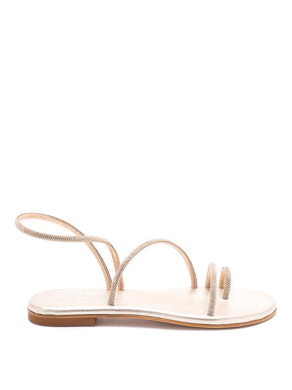 Kima Sandales - Or Blanc