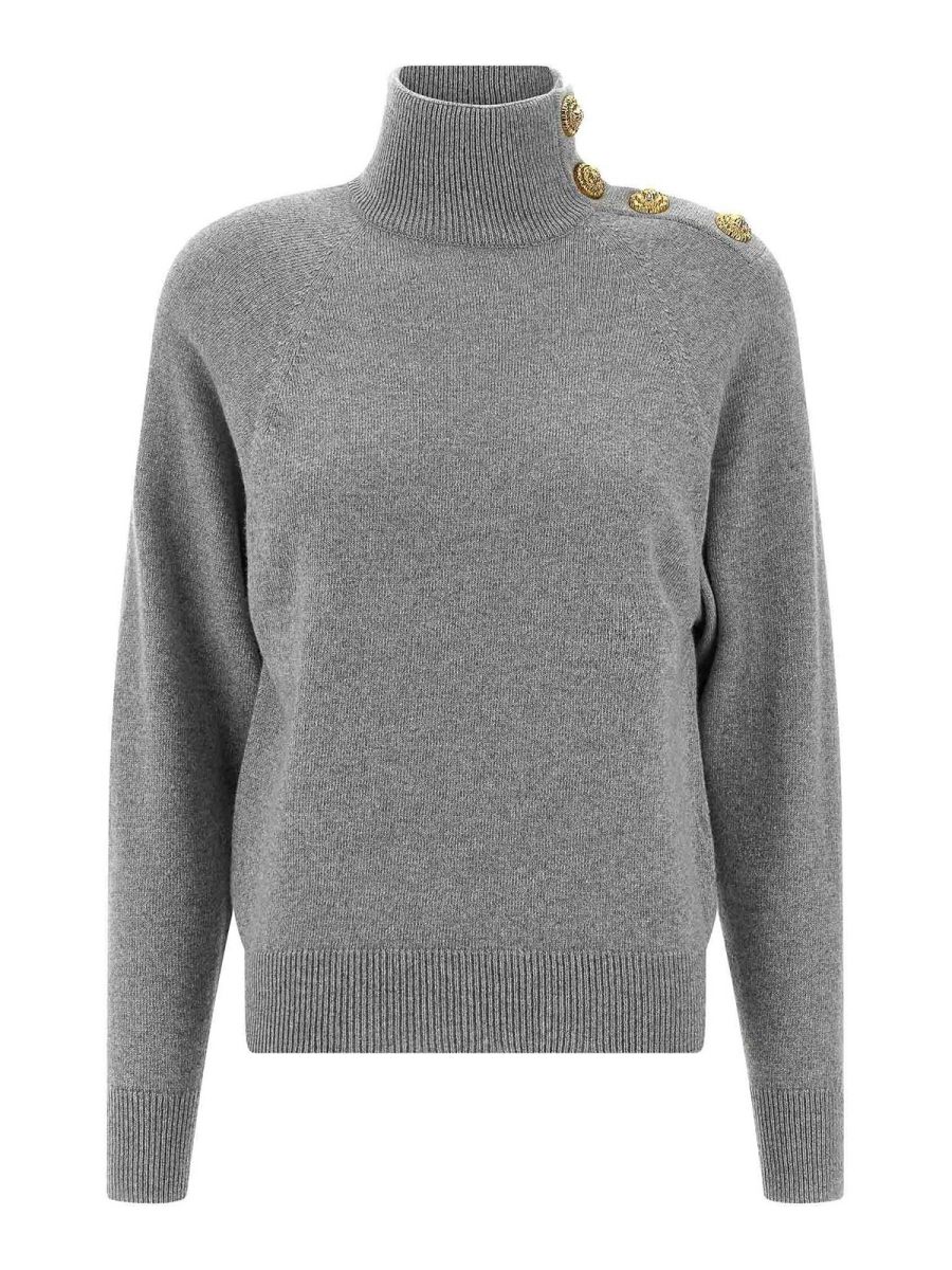 Balmain Cardigan - Gris