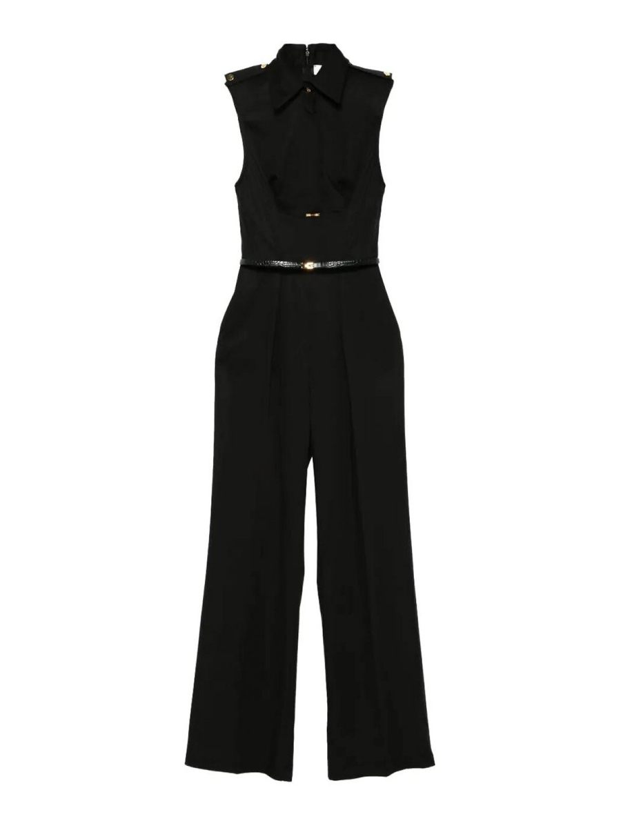 Elisabetta Franchi Combinaison - Noir