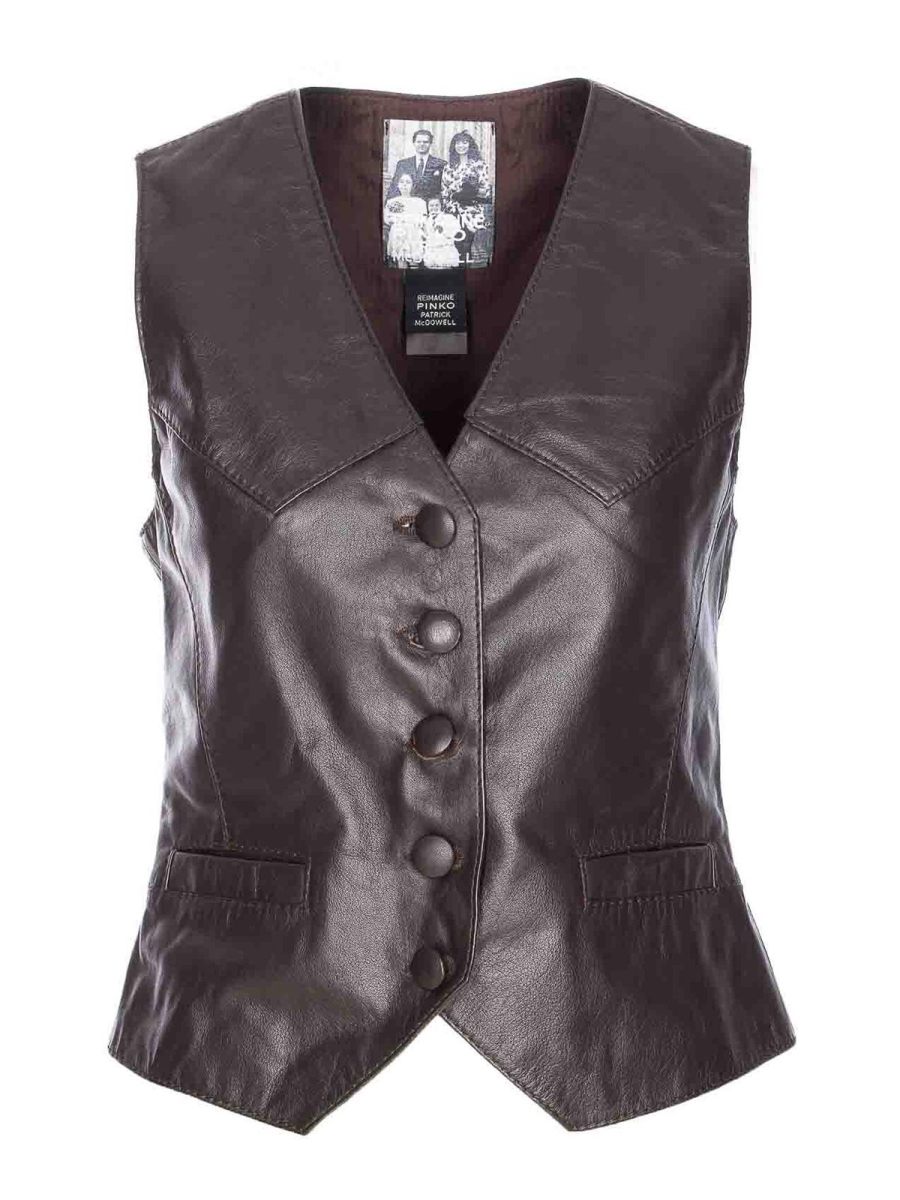 Pinko Gilet - Marron