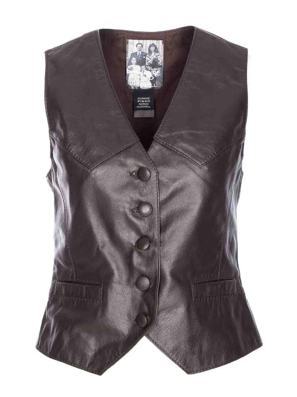 Pinko Gilet - Marron