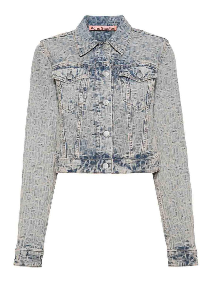 Acne Studios Veste En Jean - Bleu