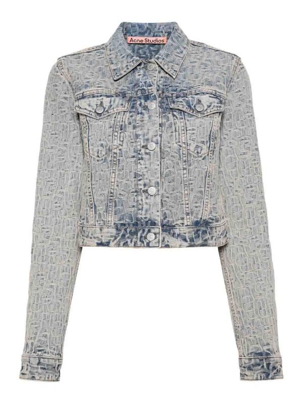 Acne Studios Veste En Jean - Bleu