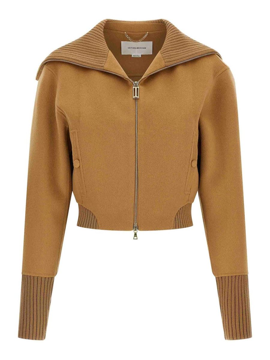 Victoria Beckham Bomber - Beige