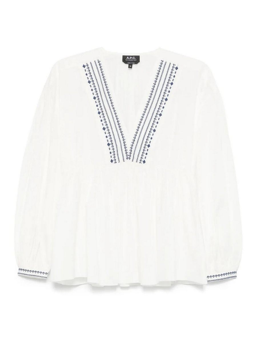 A. P.C. Blouse - Blanc