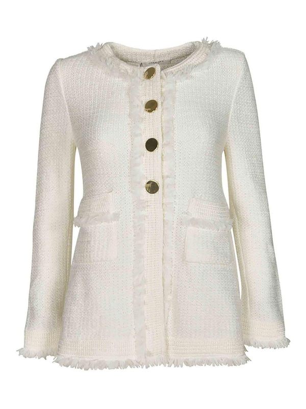 Charlott Veste Casual - Blanc