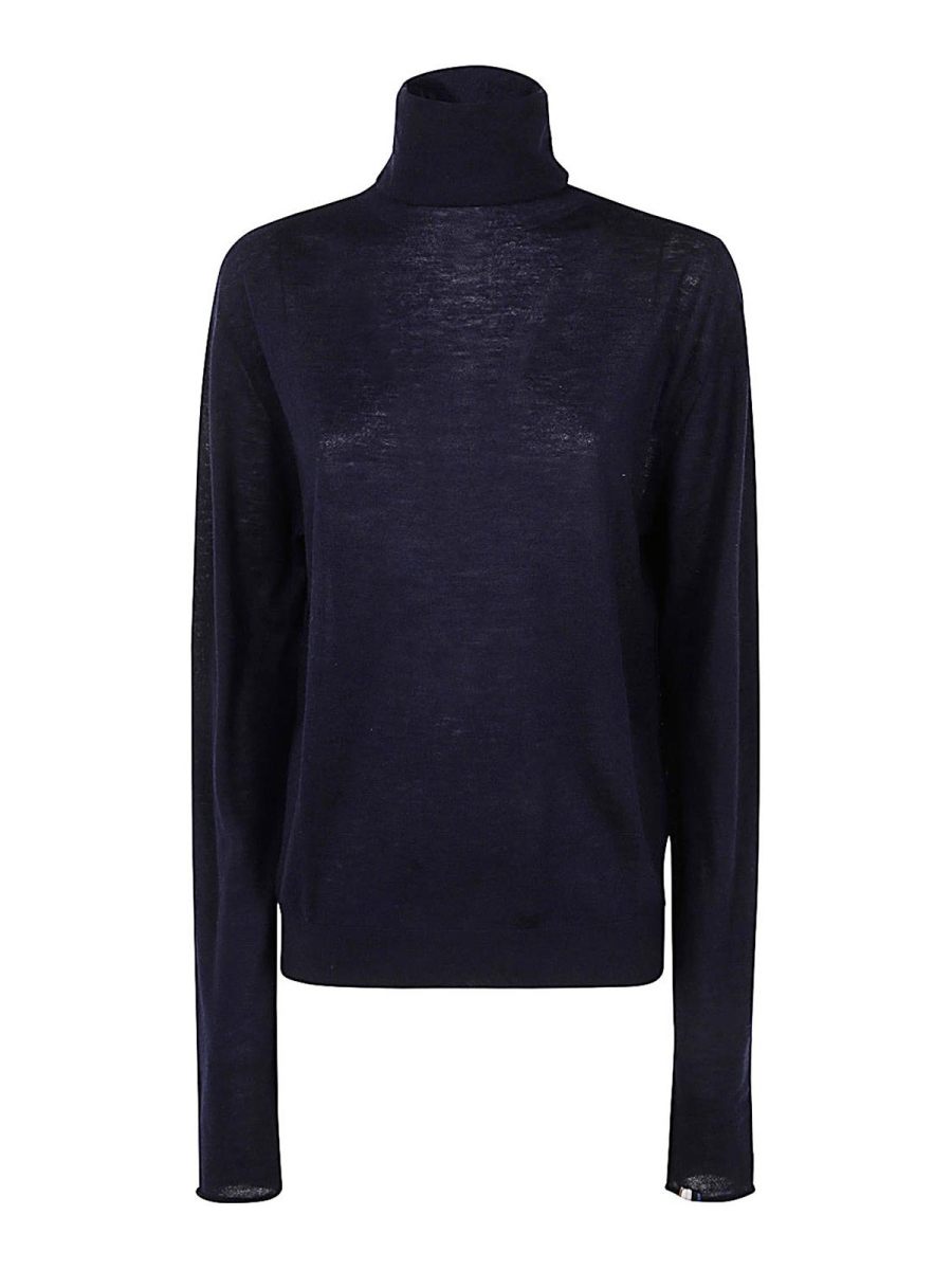 Extreme Cashmere Pull Col Rond - Bleu