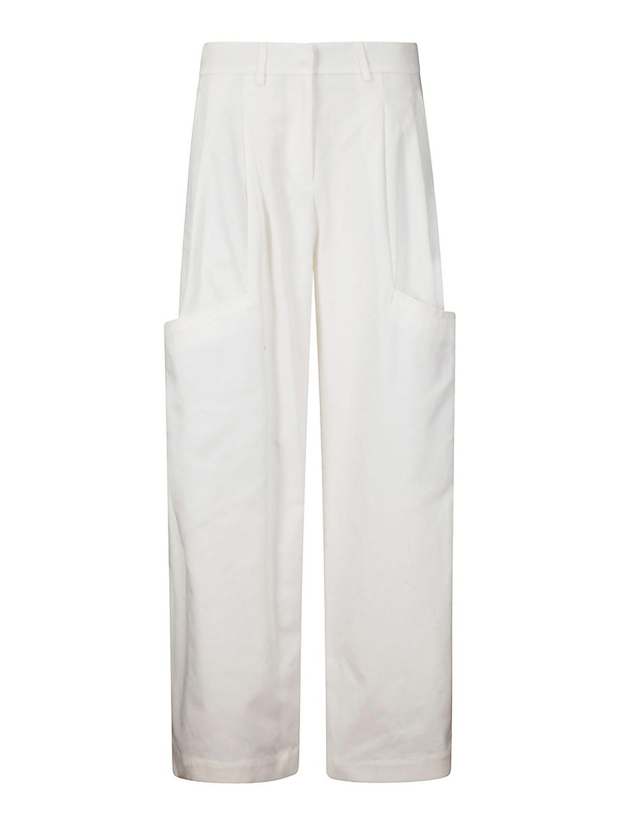 Jejia Pantalons Décontractés - Blanc