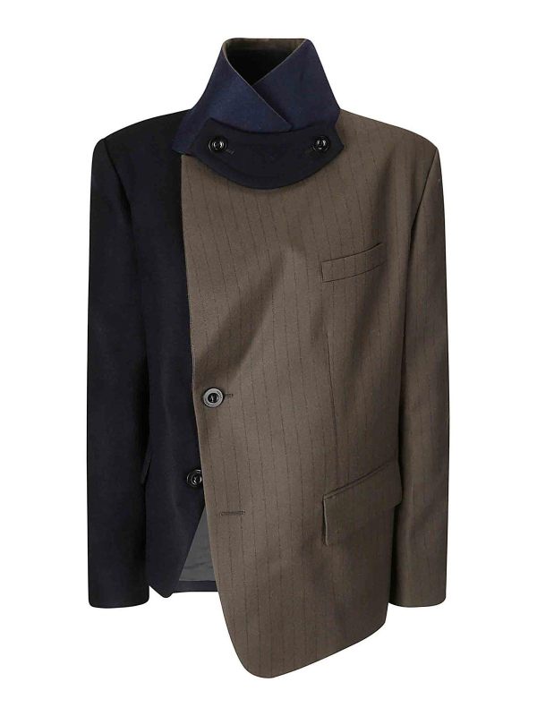 Sacai Veste Casual - Blanc