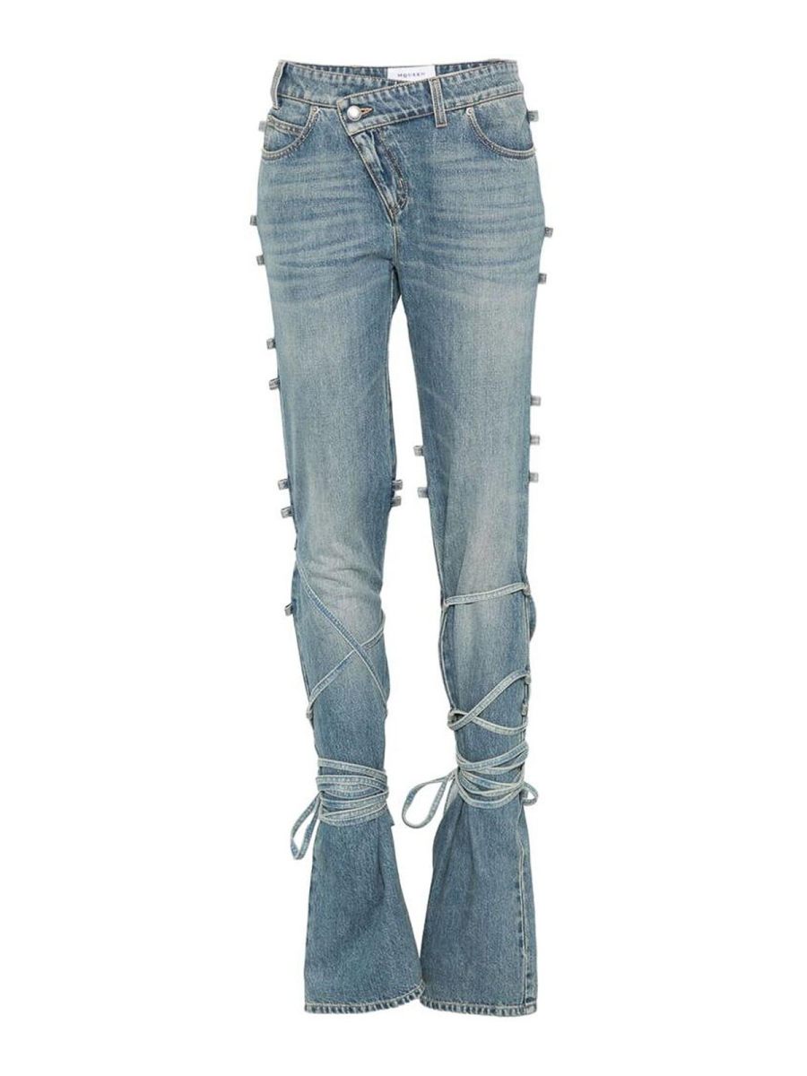 Alexander Mcqueen Jean Bootcut - Bleu