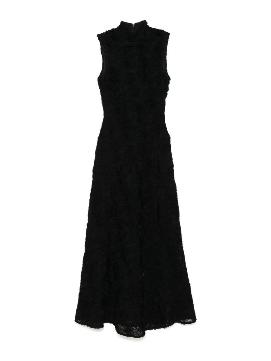 Rotate Birger Christensen Maxi Robe - Noir