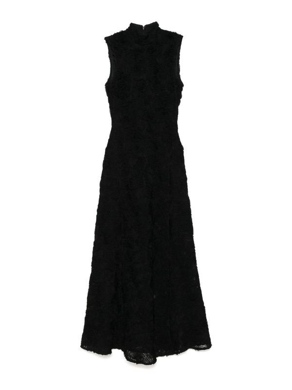 Rotate Birger Christensen Maxi Robe - Noir