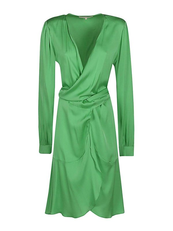 Silk95Five Robe Courte - Vert