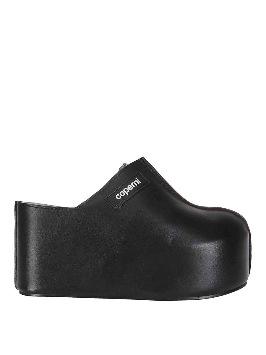 Coperni Mules en cuir - Noir