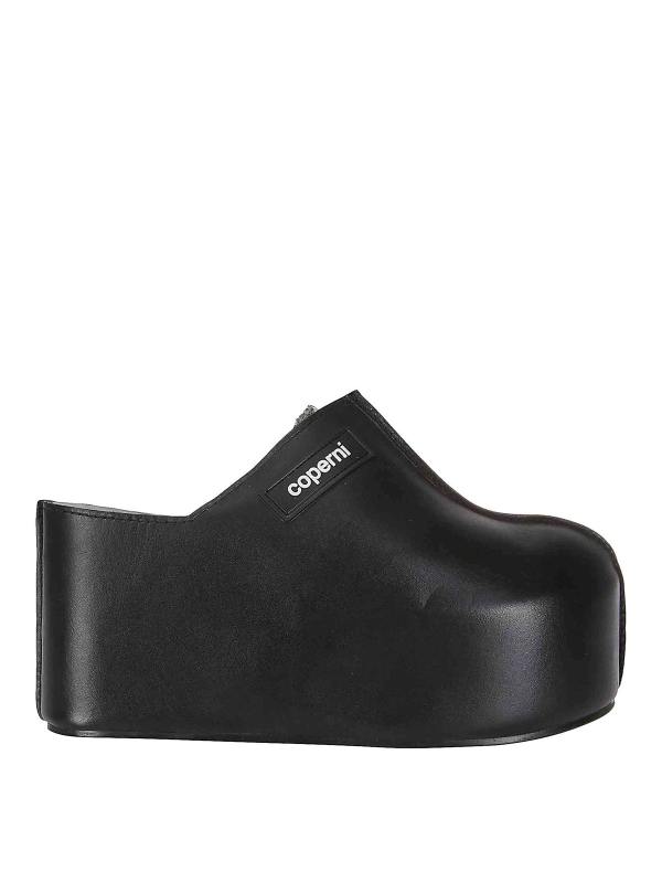 Coperni Mules en cuir - Noir