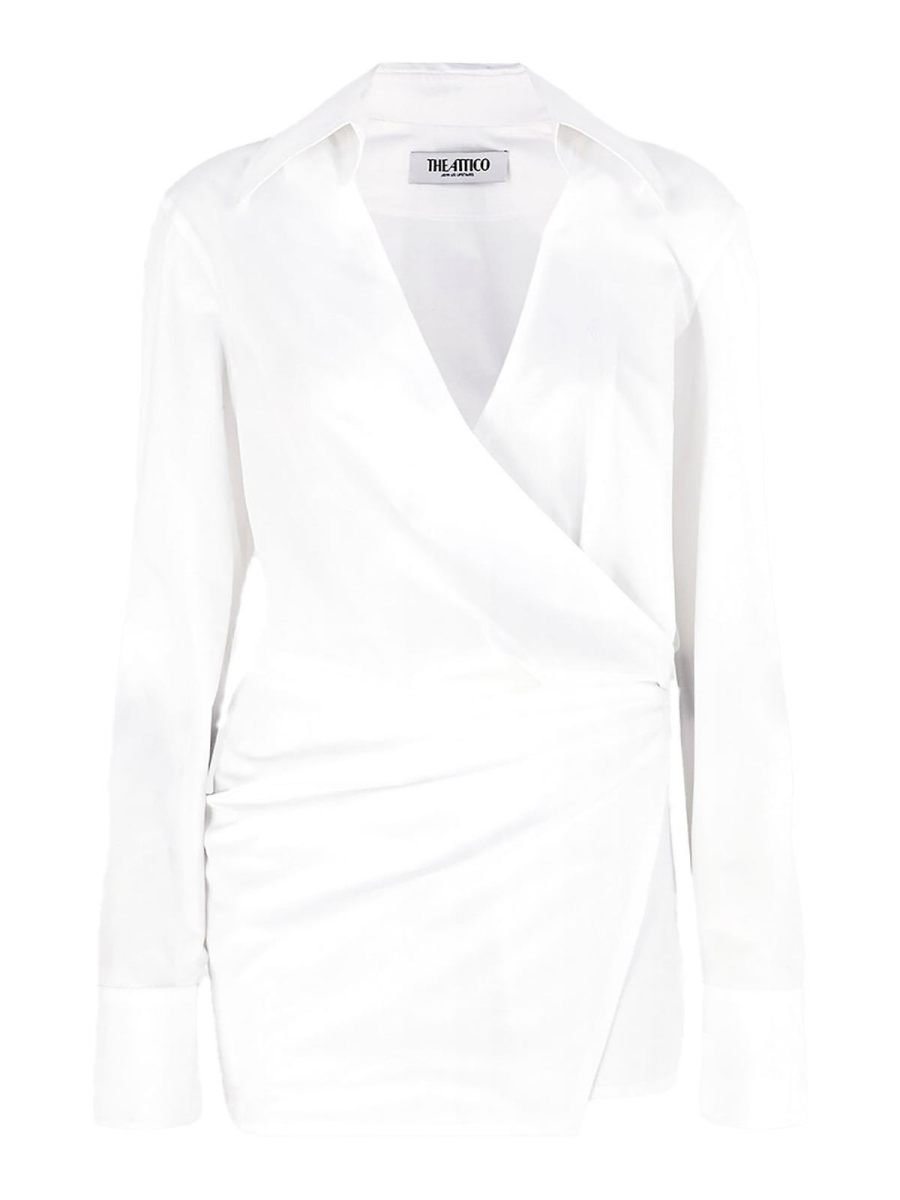 The Attico Robe Courte - Blanc