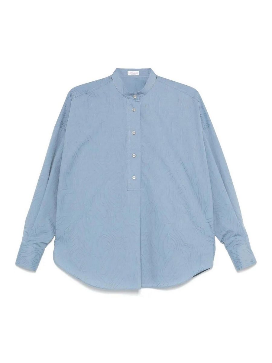 Brunello Cucinelli Chemise - Gris Clair