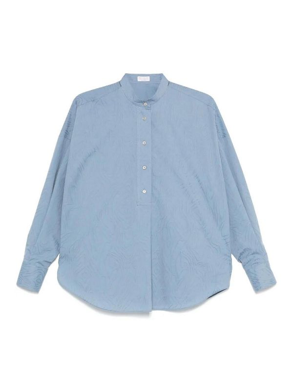 Brunello Cucinelli Chemise - Gris Clair