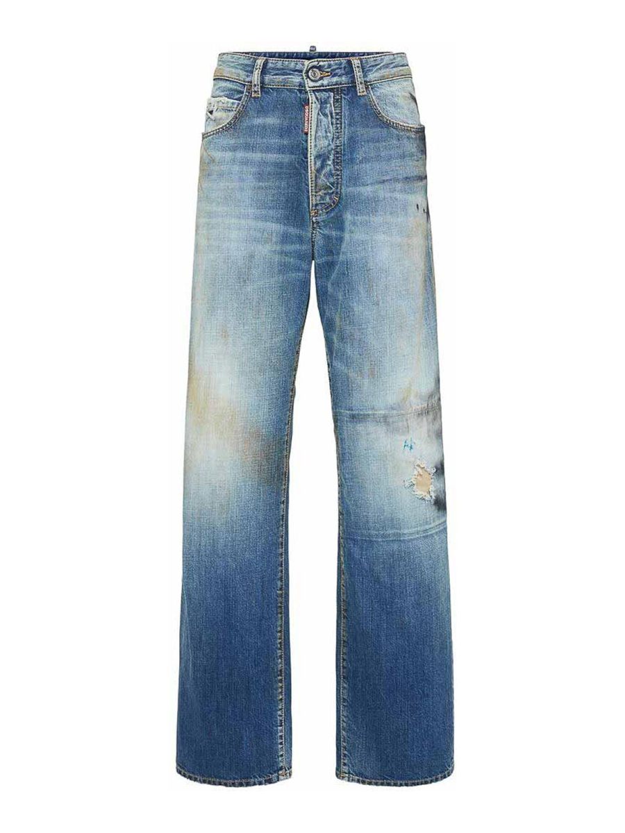 Dsquared2 Jean Bootcut - Bleu