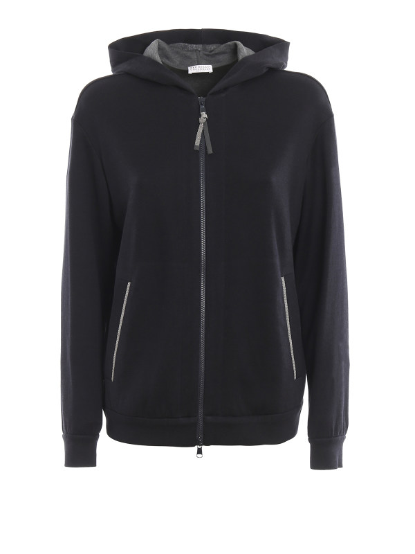 Brunello Cucinelli Sweat-Shirts - Bleu Foncé