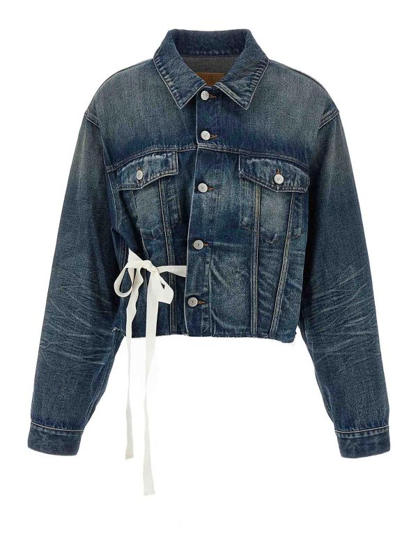 MM6 Maison Margiela Veste En Jean - Bleu