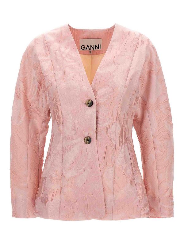 Ganni Veste Casual - Couleur Chair