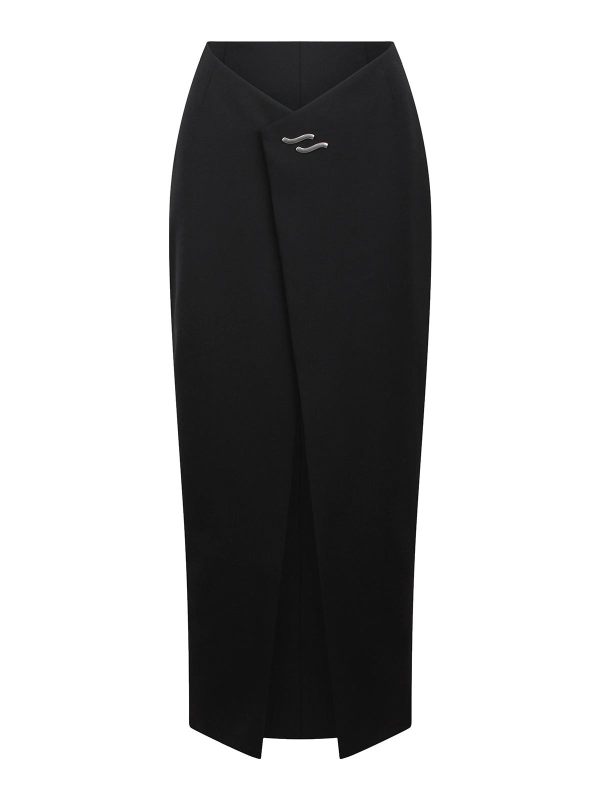 Ssheena Jupe Midi - Noir