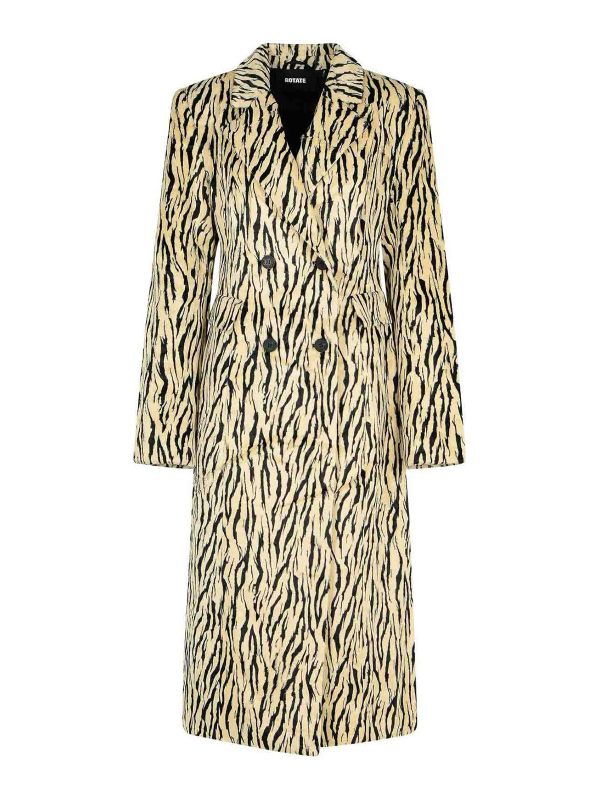 Rotate Birger Christensen Manteau Court - Beige