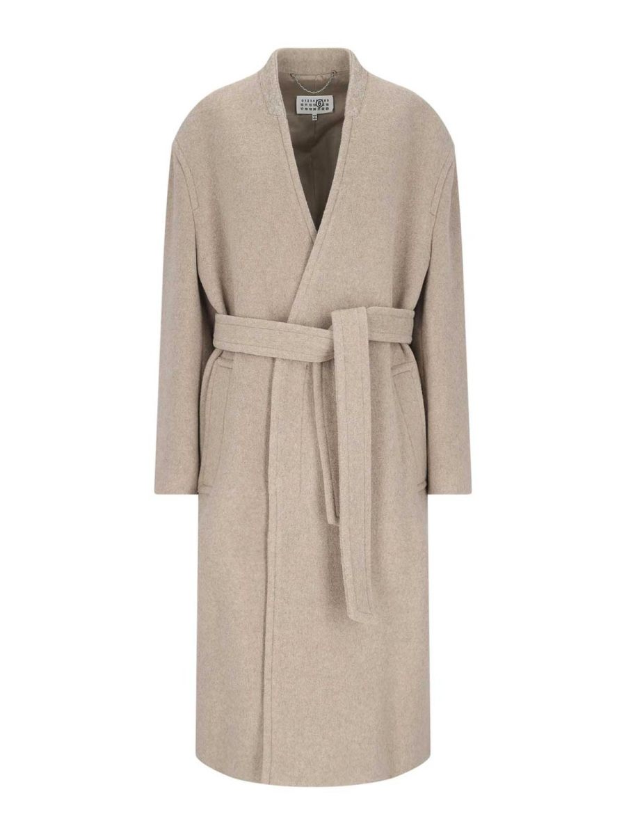 MM6 Maison Margiela Manteau Court - Beige