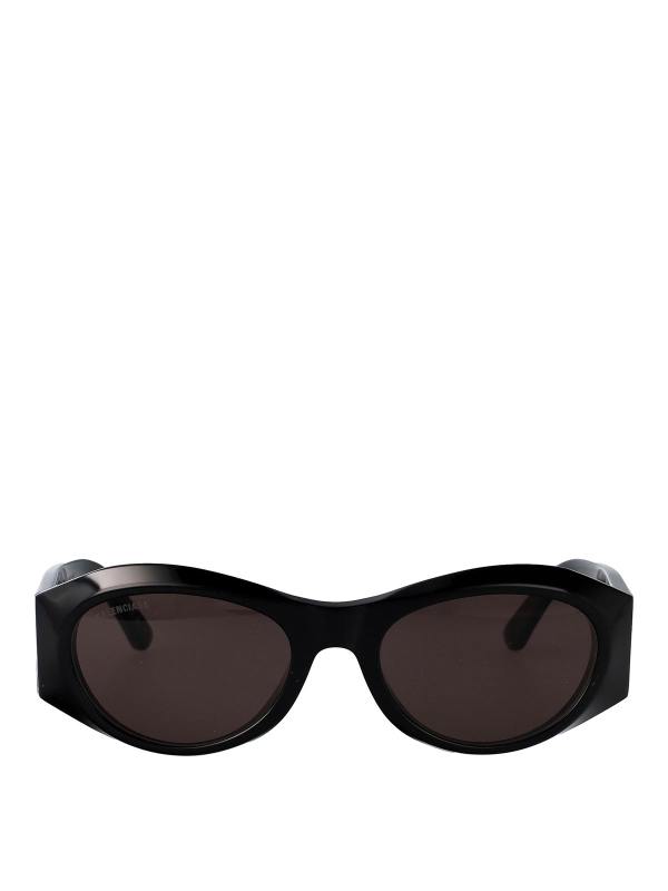 Balenciaga Lunettes De Soleil - Noir