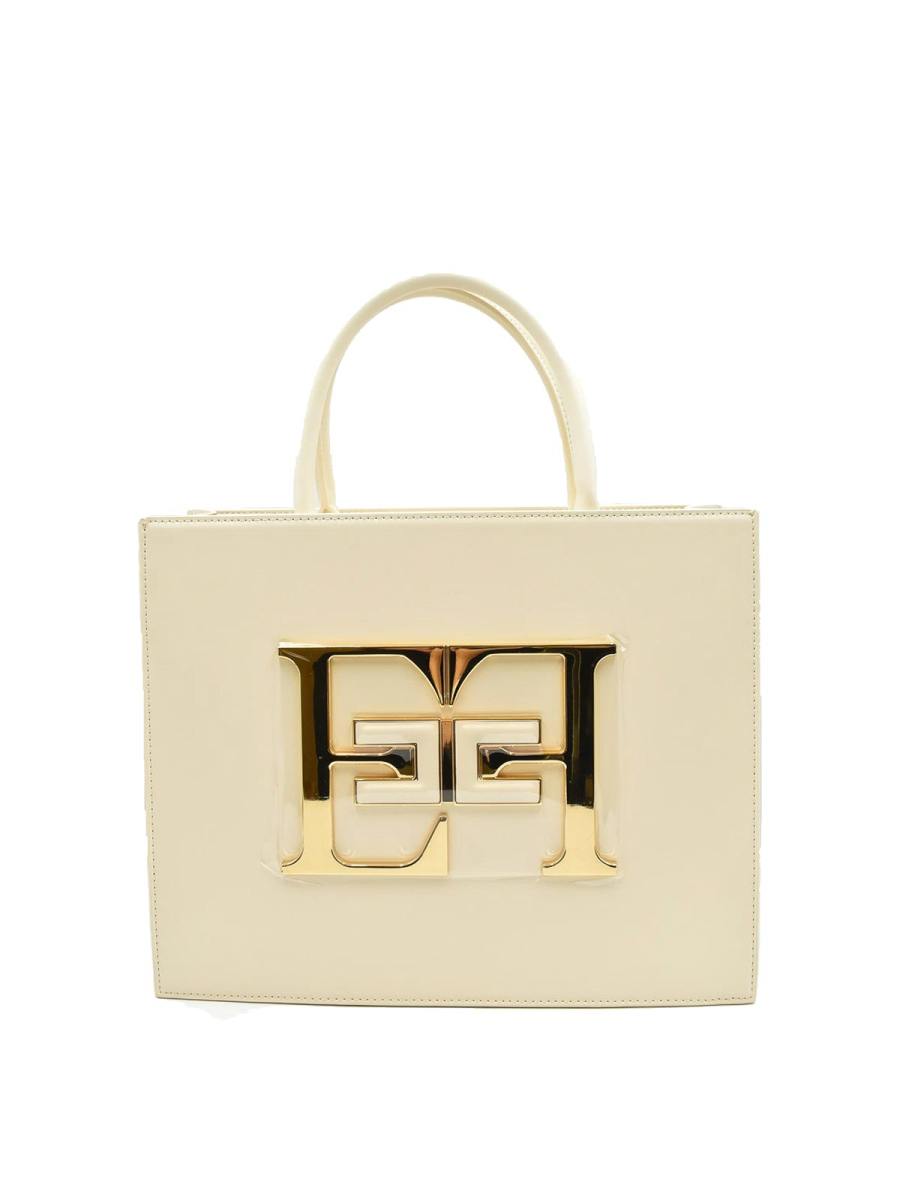 Elisabetta Franchi Sac Cabas - Blanc