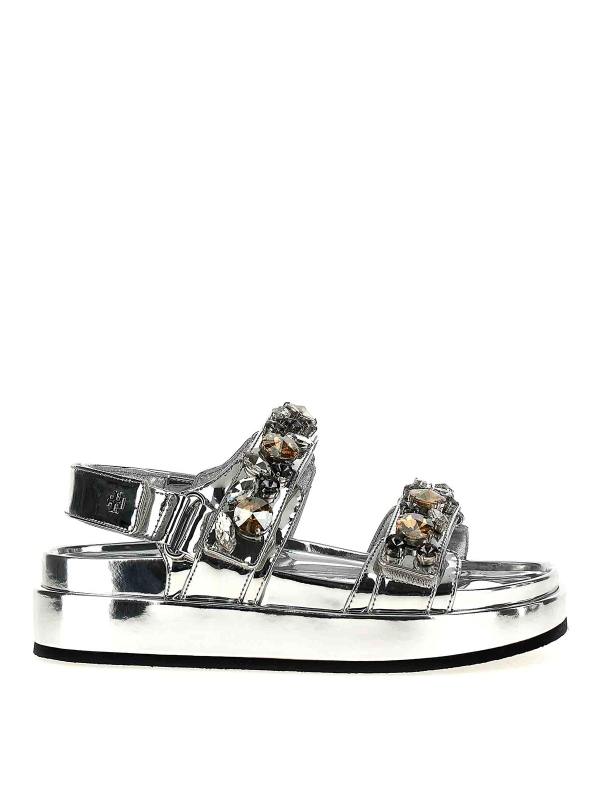 Tory Burch Sandales - Argent