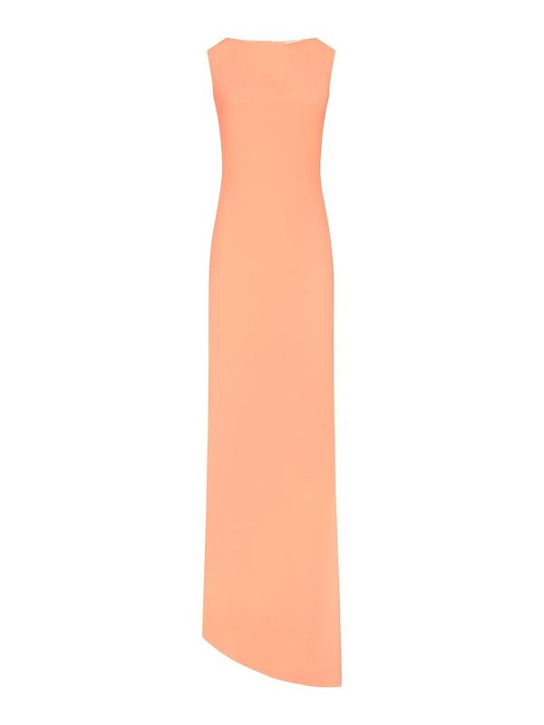 Mônot Robe Au Genou - Orange