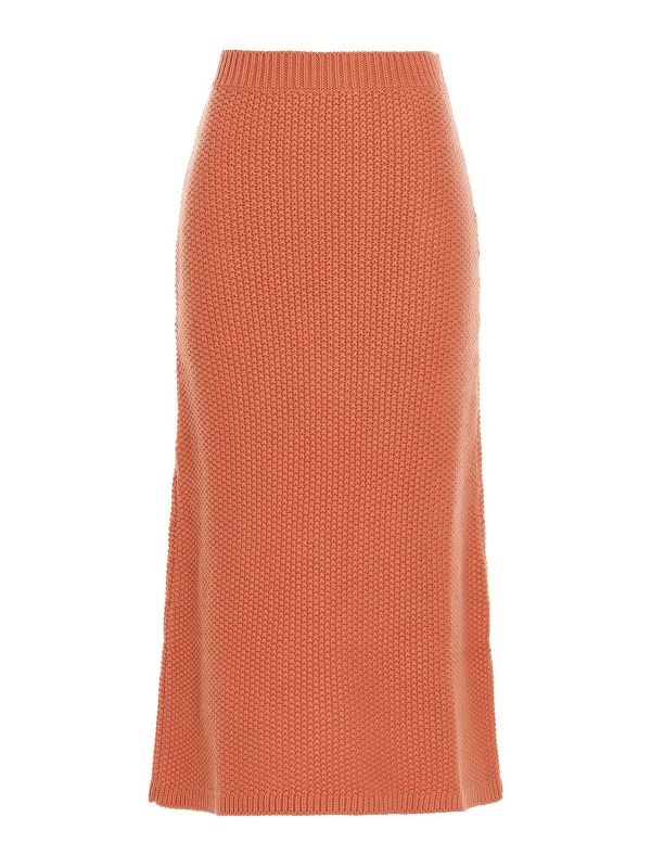 Chloe' Jupe Midi - Orange