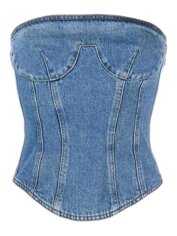 Magda Butrym Top - Bleu
