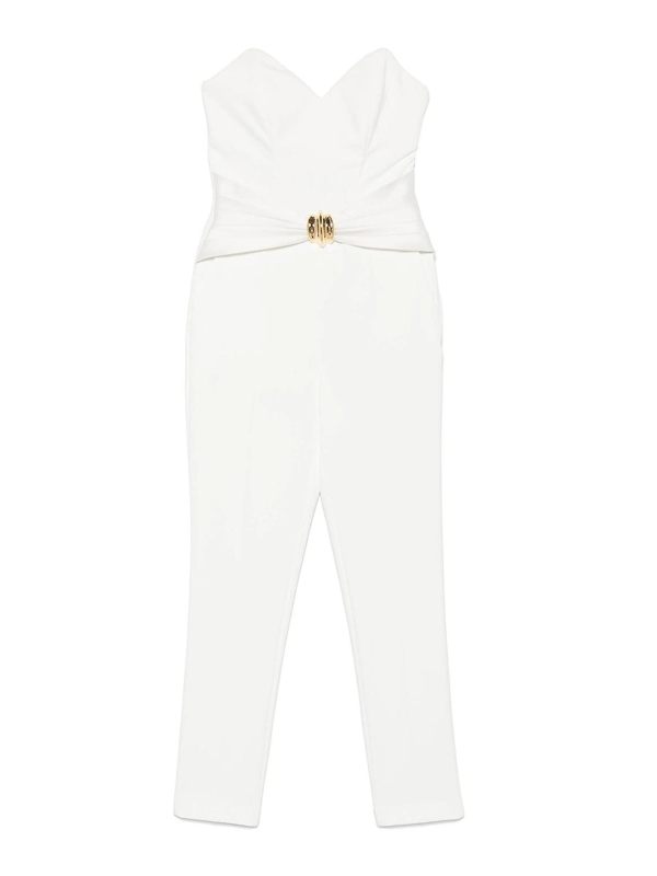 Elisabetta Franchi Combinaison - Blanc