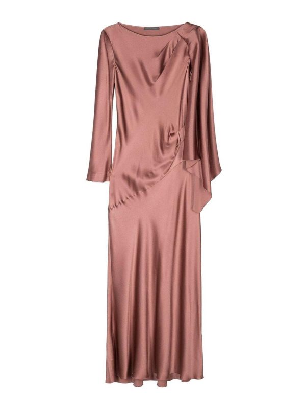 Alberta Ferretti Robe Au Genou - Violet