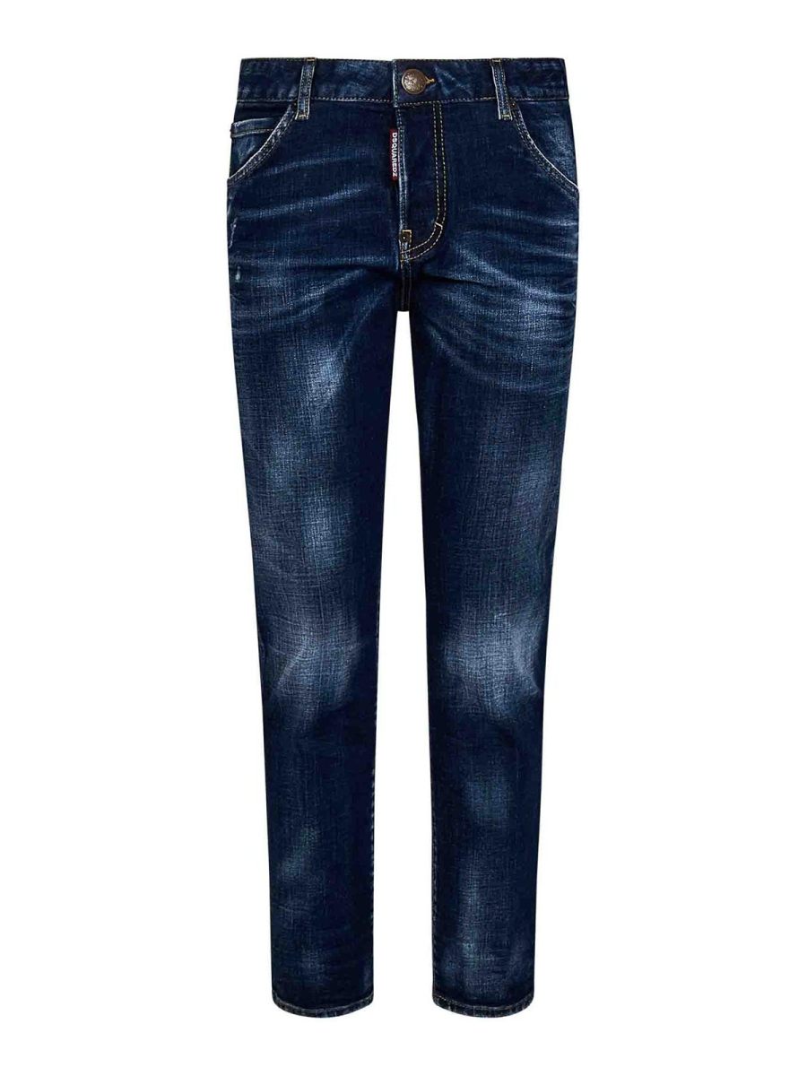 Dsquared2 Jean Bootcut - Bleu
