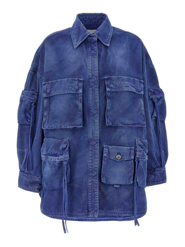 The Attico Manteau Court - Bleu