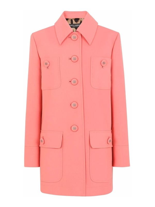 Dolce & Gabbana Manteau Court - Rose