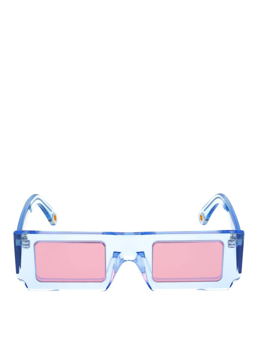 Jacquemus Lunettes De Soleil - Bleu