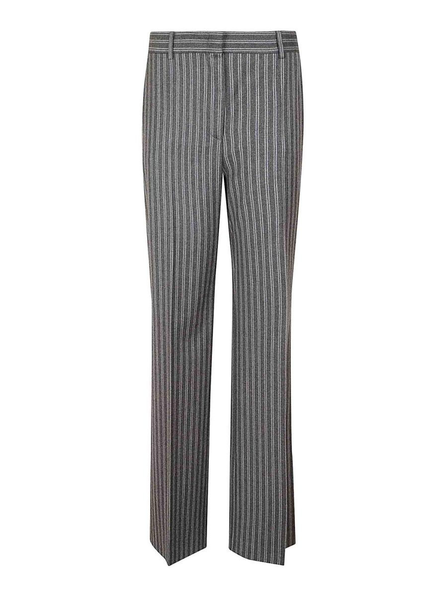 Alberta Ferretti Pantalons Décontractés - Gris