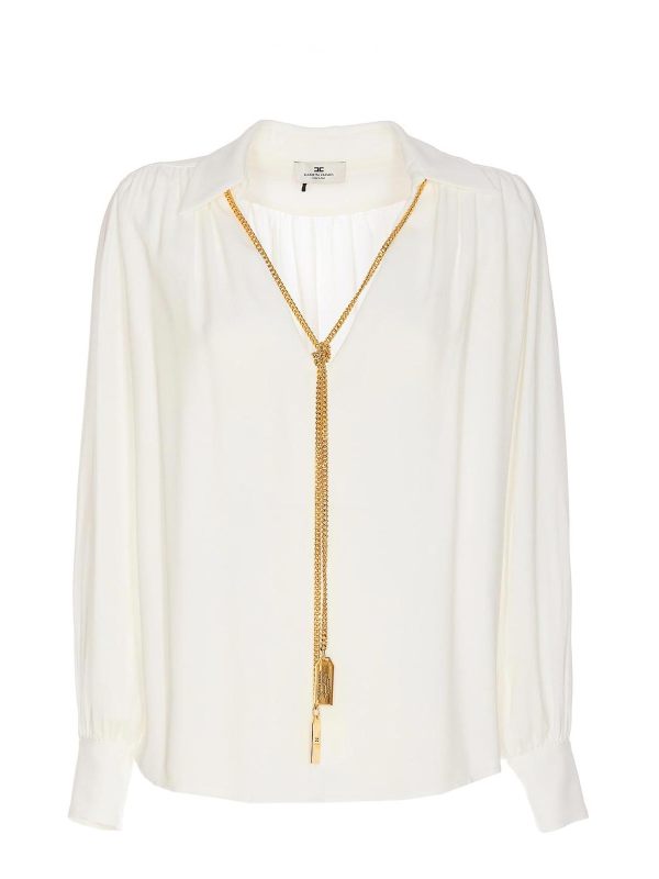 Elisabetta Franchi Blouse - Blanc