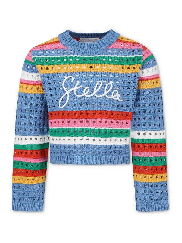 Stella McCartney Kids Pull Col Bateau - Multicolore
