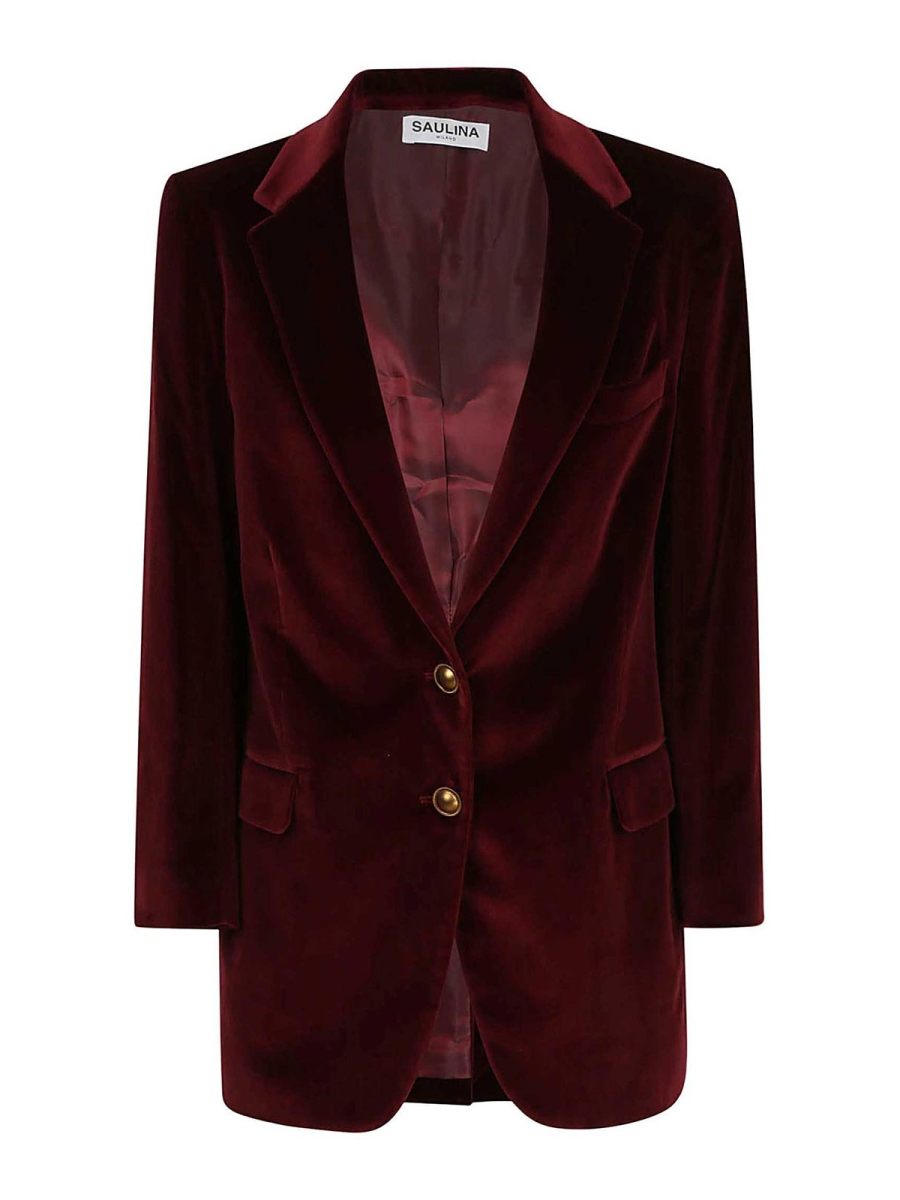Saulina Blazer - Bordeaux