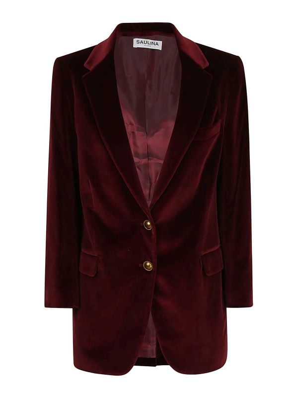 Saulina Blazer - Bordeaux