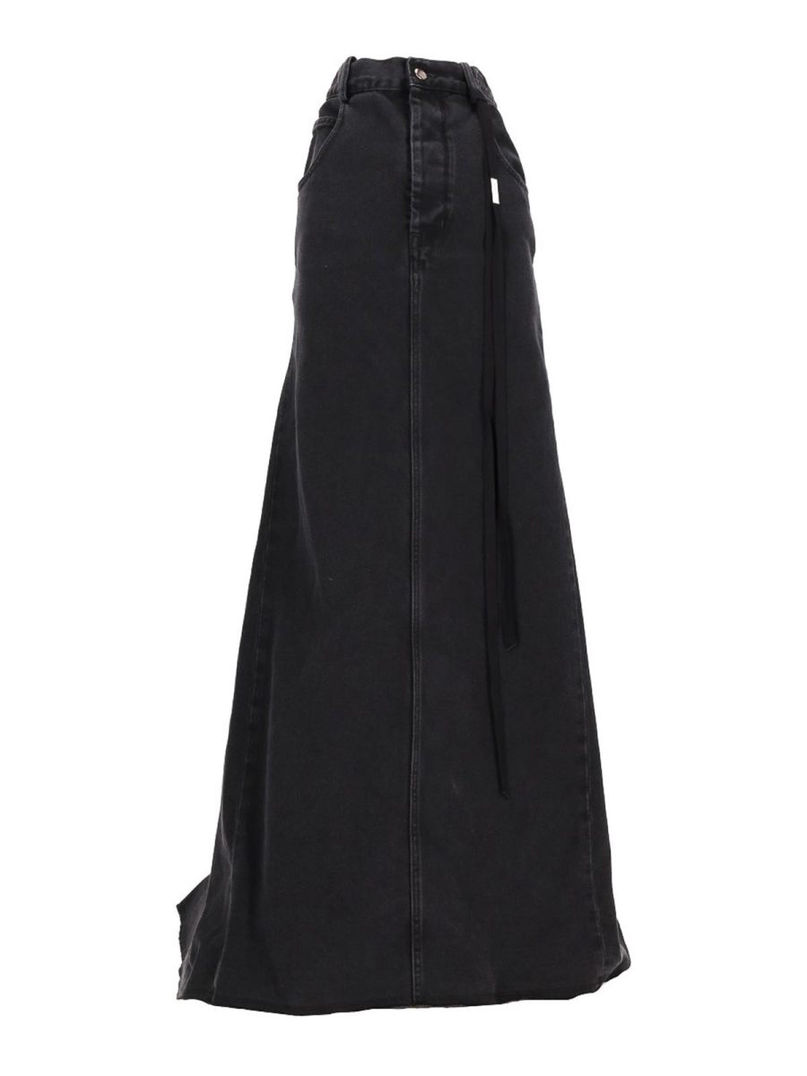 Ann Demeulemeester Jupe Midi - Rouge
