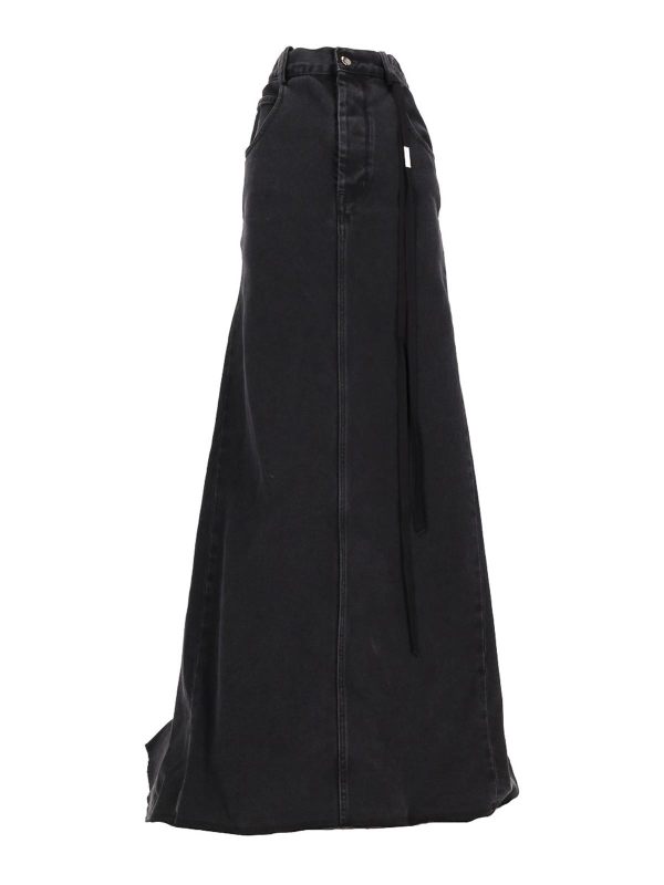 Ann Demeulemeester Jupe Midi - Rouge