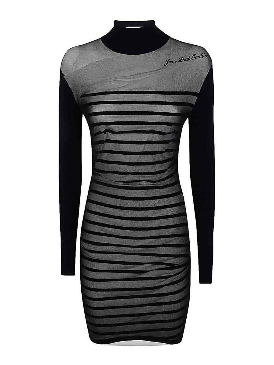 Jean Paul Gaultier Robe Courte - Bleu