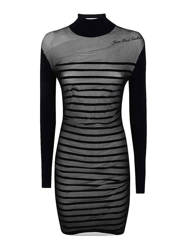 Jean Paul Gaultier Robe Courte - Bleu
